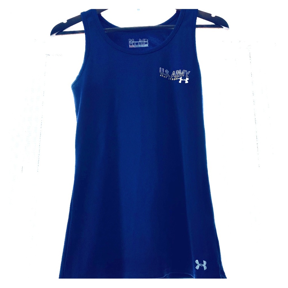 Under Armour purple heat gear tank top
